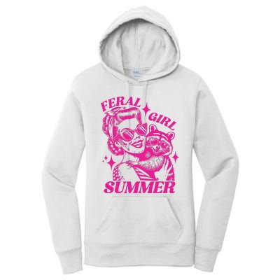 Feral Girl Women Women's Pullover Hoodie