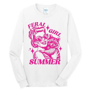 Feral Girl Women Tall Long Sleeve T-Shirt