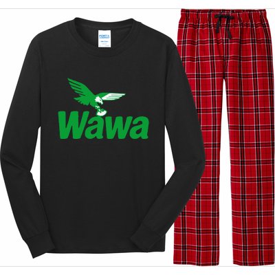 Funny Gift Wawawa Football Fan Long Sleeve Pajama Set