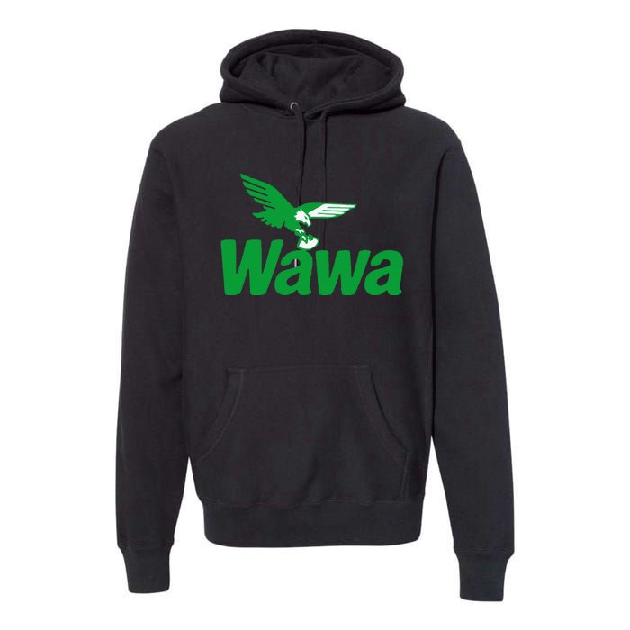 Funny Gift Wawawa Football Fan Premium Hoodie