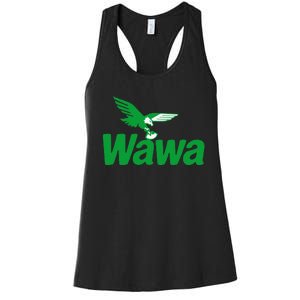 Funny Gift Wawawa Football Fan Women's Racerback Tank