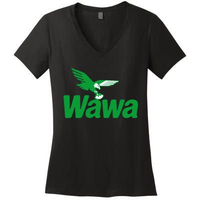 Funny Gift Wawawa Football Fan Women's V-Neck T-Shirt