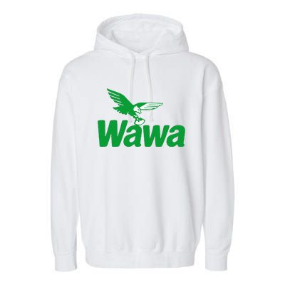 Funny Gift Wawawa Football Fan Garment-Dyed Fleece Hoodie