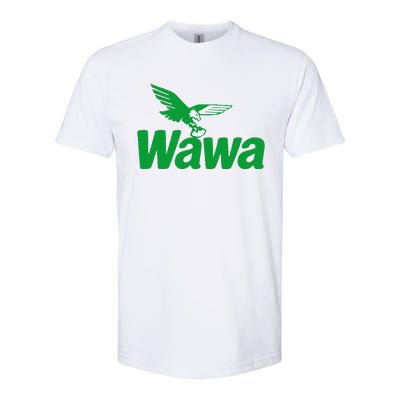 Funny Gift Wawawa Football Fan Softstyle CVC T-Shirt