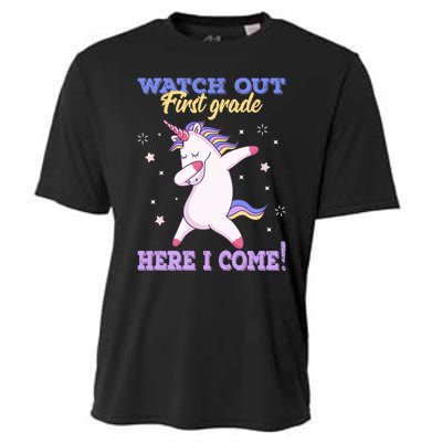  First Grade Watch Out First Grade Here I Come Cooling Performance Crew T-Shirt