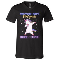  First Grade Watch Out First Grade Here I Come V-Neck T-Shirt