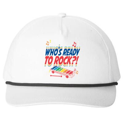 Fishercute Giftprice Whos Ready To Rock Gift Snapback Five-Panel Rope Hat