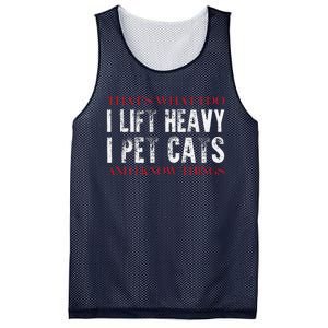 Funny Gym Weightlifting Workout Cat Animal Saying Mesh Reversible Basketball Jersey Tank