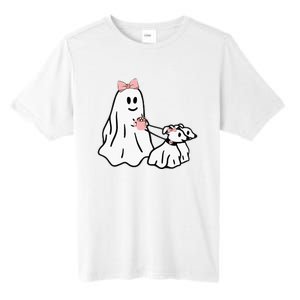 Funny Ghost Walking Dog Spooky Season Halloween Coquette Tall Fusion ChromaSoft Performance T-Shirt