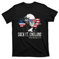 Funny George Washington Suck It England Vintage July 4th T-Shirt