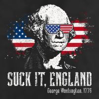 Funny George Washington Suck It England Vintage July 4th Hat