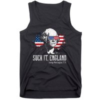 Funny George Washington Suck It England Vintage July 4th Tank Top