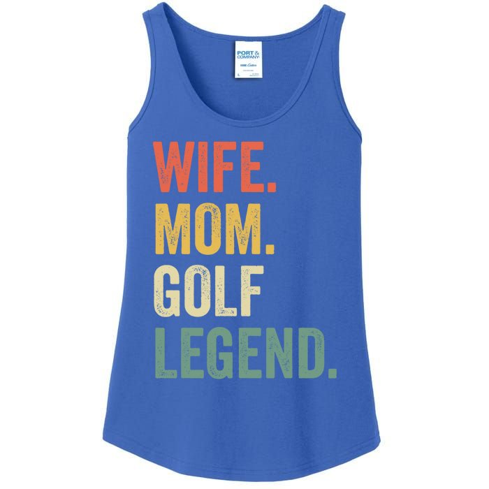 Funny Golfer Wife Mom Golf Legend Golfing Mother Gift Ladies Essential Tank