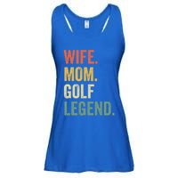 Funny Golfer Wife Mom Golf Legend Golfing Mother Gift Ladies Essential Flowy Tank