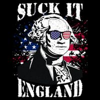 Funny George Washington Suck It England Vintage July 4th Backpack