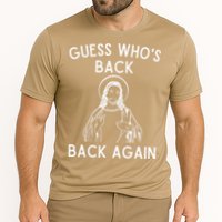 Funny Guess Whos Back Back Again Easter Jesus Christian Cooling Performance Crew T-Shirt