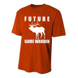 Future Game Warden Gift Wildlife Control Agend Meaningful Gift Performance Sprint T-Shirt