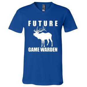 Future Game Warden Gift Wildlife Control Agend Meaningful Gift V-Neck T-Shirt