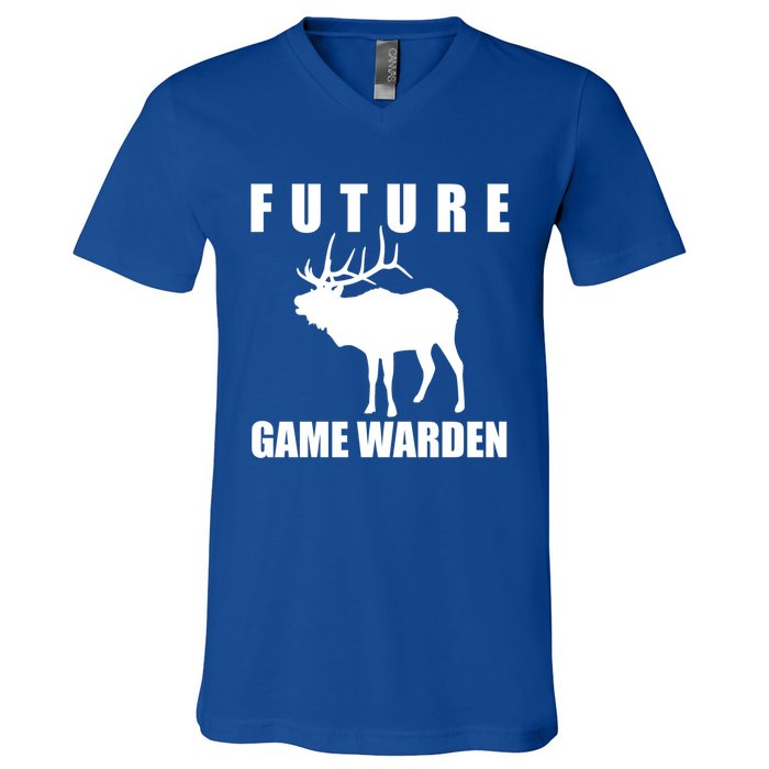 Future Game Warden Gift Wildlife Control Agend Meaningful Gift V-Neck T-Shirt