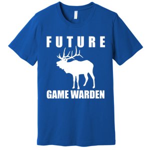 Future Game Warden Gift Wildlife Control Agend Meaningful Gift Premium T-Shirt