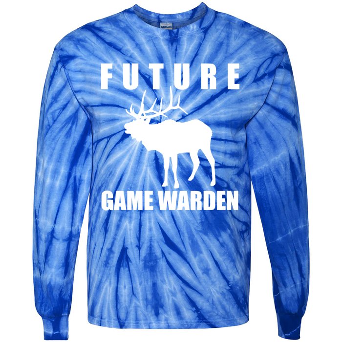 Future Game Warden Gift Wildlife Control Agend Meaningful Gift Tie-Dye Long Sleeve Shirt