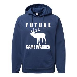 Future Game Warden Gift Wildlife Control Agend Meaningful Gift Performance Fleece Hoodie