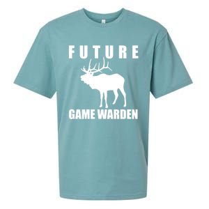 Future Game Warden Gift Wildlife Control Agend Meaningful Gift Sueded Cloud Jersey T-Shirt