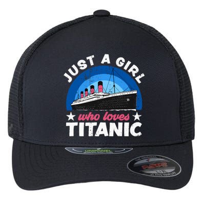 For Girl Who Just Love The Rms Titanic Flexfit Unipanel Trucker Cap