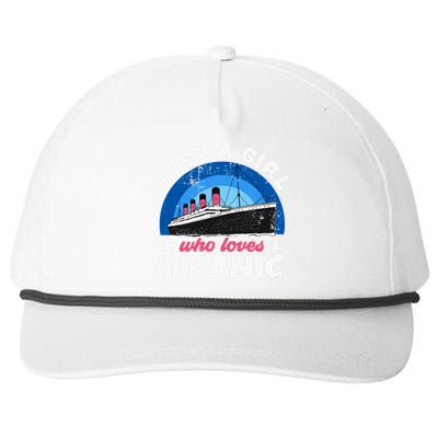 For Girl Who Just Love The Rms Titanic Snapback Five-Panel Rope Hat