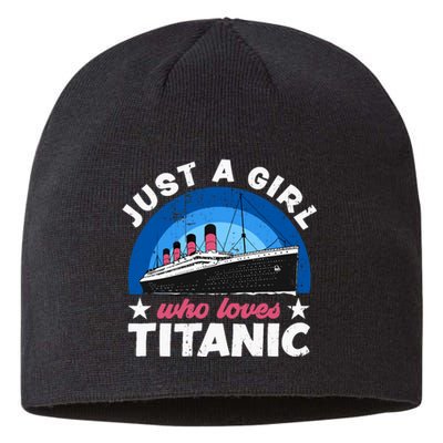 For Girl Who Just Love The Rms Titanic Sustainable Beanie