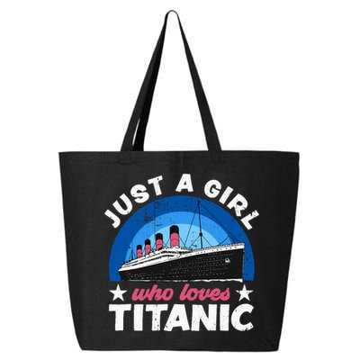 For Girl Who Just Love The Rms Titanic 25L Jumbo Tote