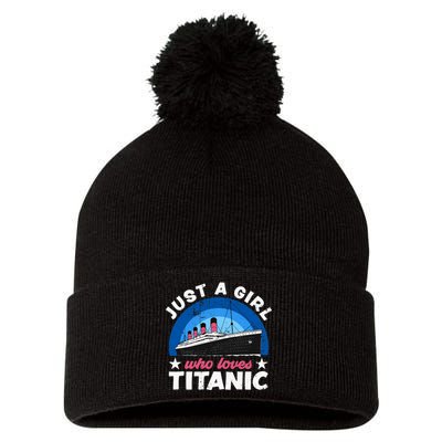 For Girl Who Just Love The Rms Titanic Pom Pom 12in Knit Beanie