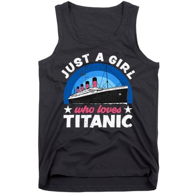 For Girl Who Just Love The Rms Titanic Tank Top