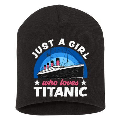 For Girl Who Just Love The Rms Titanic Short Acrylic Beanie