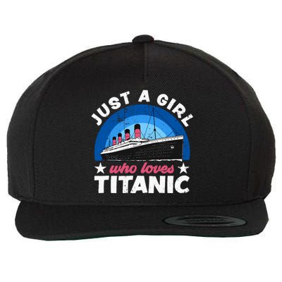 For Girl Who Just Love The Rms Titanic Wool Snapback Cap