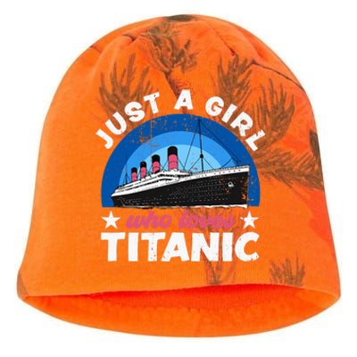 For Girl Who Just Love The Rms Titanic Kati - Camo Knit Beanie