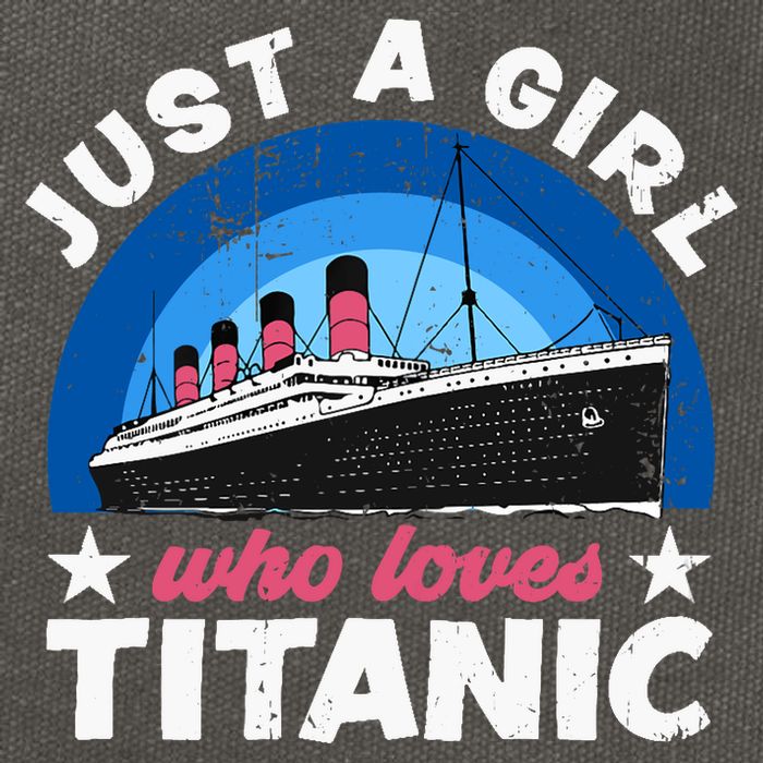 For Girl Who Just Love The Rms Titanic Cotton Canvas Backpack