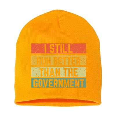 Funny Government Wheelchair Disability Handicap Ampu Gift Short Acrylic Beanie