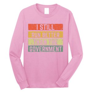 Funny Government Wheelchair Disability Handicap Ampu Gift Long Sleeve Shirt