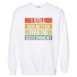 Funny Government Wheelchair Disability Handicap Ampu Gift Garment-Dyed Sweatshirt