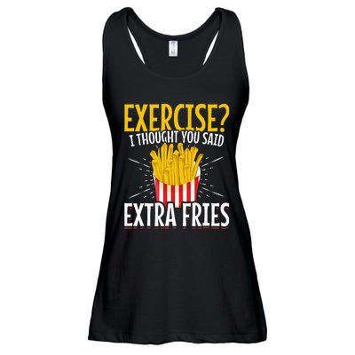 Funny Gym Workout Fitness Bodybuilding Sports Weightlifters Ladies Essential Flowy Tank