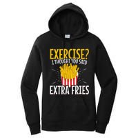 Funny Gym Workout Fitness Bodybuilding Sports Weightlifters Women's Pullover Hoodie