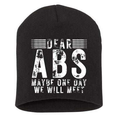 Funny Gym Workout Inspirational Quote Fitness Short Acrylic Beanie