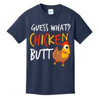 Funny Guess What? Chicken Butt Farmer Love Chickens Kids T-Shirt