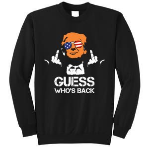 Funny Guess Who Is Back President Trump 2024 Sweatshirt