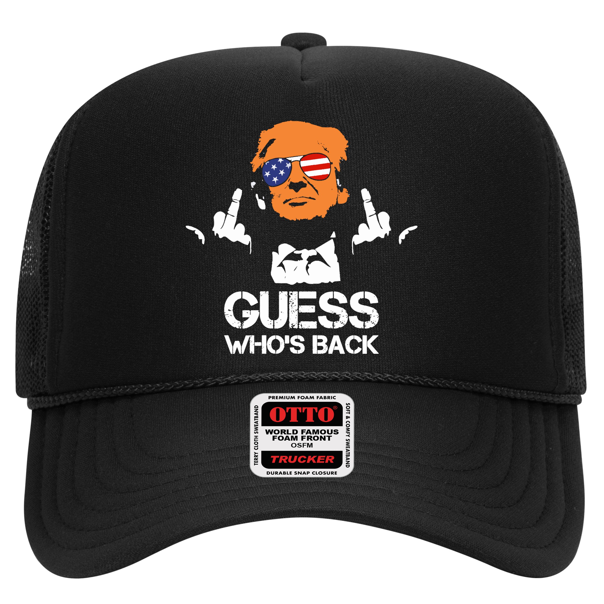 Funny Guess Who Is Back President Trump 2024 Hat