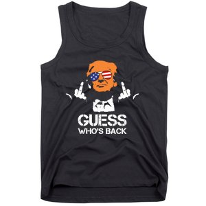 Funny Guess Who Is Back President Trump 2024 Tank Top