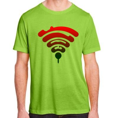 Funny Golf Wifi Signal Graphic Adult ChromaSoft Performance T-Shirt