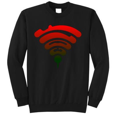 Funny Golf Wifi Signal Graphic Sweatshirt