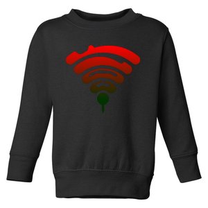 Funny Golf Wifi Signal Graphic Toddler Sweatshirt